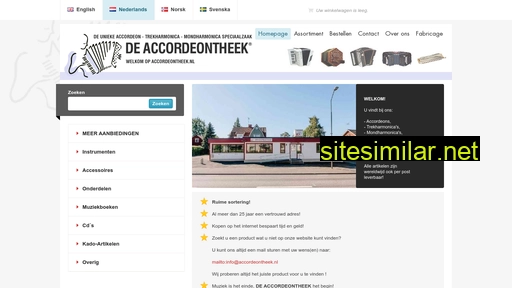accordeontheek.nl alternative sites