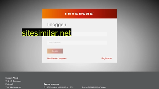account.intergasxpert.nl alternative sites
