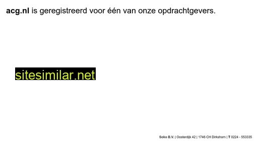 acg.nl alternative sites