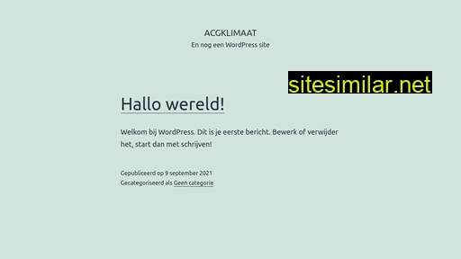 acgklimaat.nl alternative sites