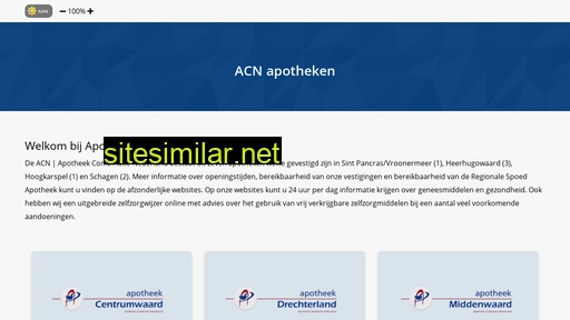 acnapotheek.nl alternative sites