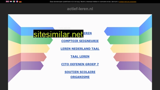 actief-leren.nl alternative sites