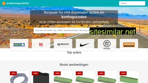 actiekortingscodesite.nl alternative sites