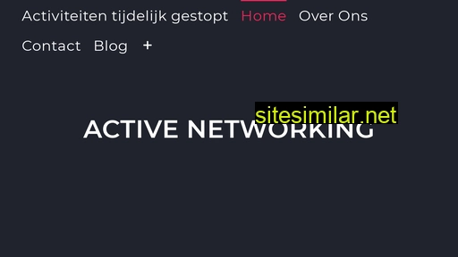 Activenetworking similar sites