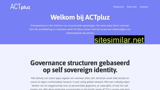 actpluz.nl alternative sites