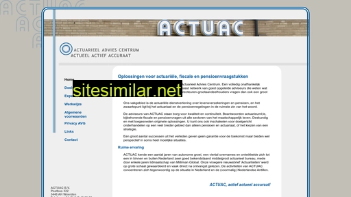 actuac.nl alternative sites
