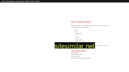 adan-installatiebedrijf.nl alternative sites