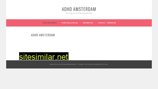 Adhdamsterdam similar sites
