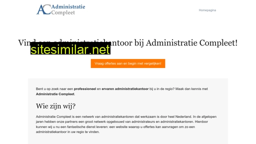 administratiecompleet.nl alternative sites