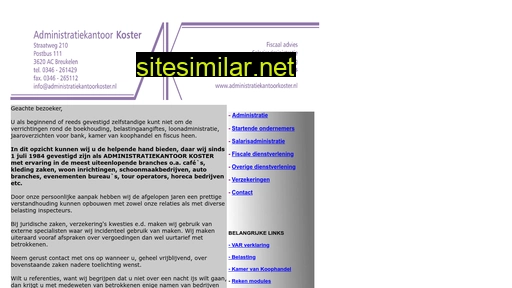 administratiekantoorkoster.nl alternative sites
