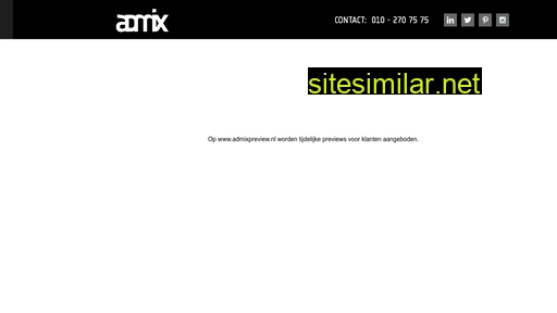 admixpreview.nl alternative sites