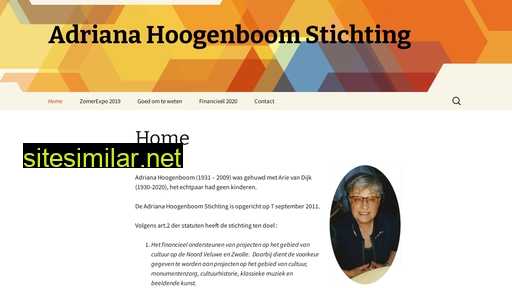 adrianahoogenboomstichting.nl alternative sites