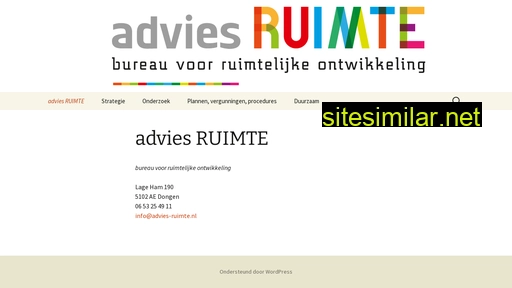 advies-ruimte.nl alternative sites