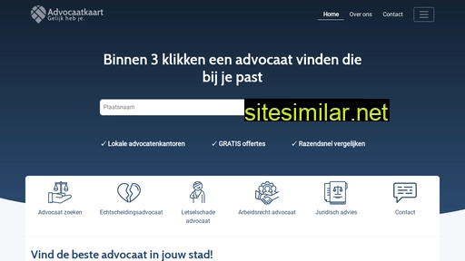 advocaatkaart.nl alternative sites