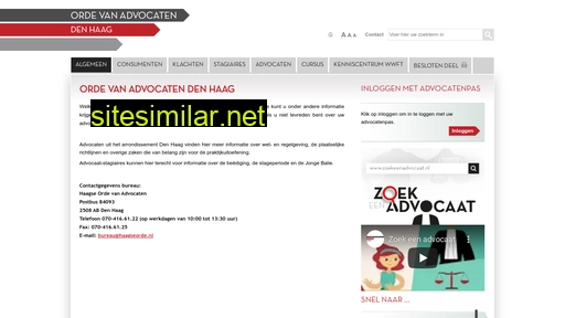 advocatenorde-denhaag.nl alternative sites
