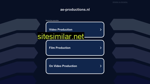 ae-productions.nl alternative sites