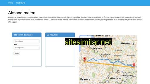 afstand-meten.nl alternative sites