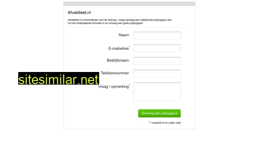 afvaldieet.nl alternative sites