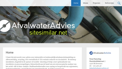 afvalwateradvies.nl alternative sites
