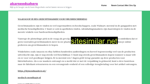 akarneedsahero.nl alternative sites