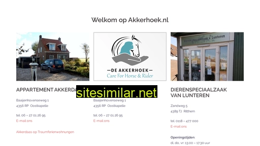 akkerhoek.nl alternative sites