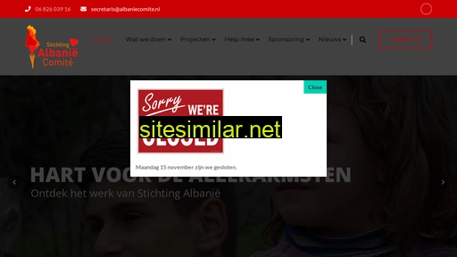 albaniecomite.nl alternative sites