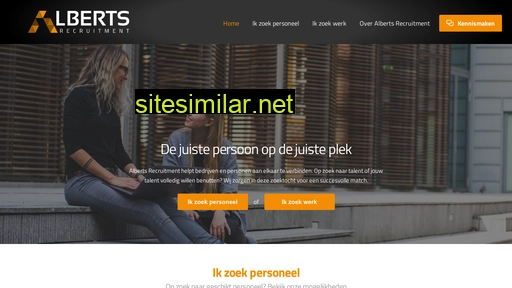 albertsrecruitment.nl alternative sites