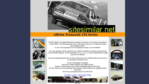 alfetta-transaxle.nl alternative sites