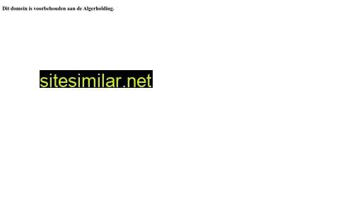 algerholding.nl alternative sites
