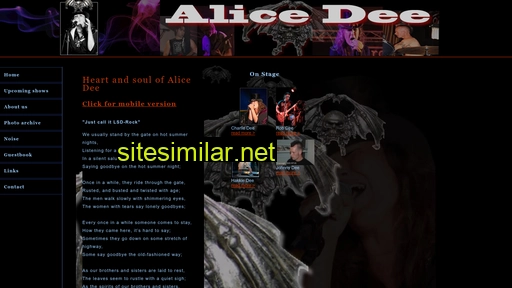 Alicedee similar sites