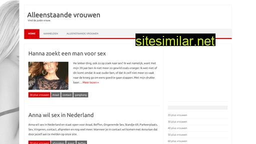 alleenstaandevrouwen123.nl alternative sites