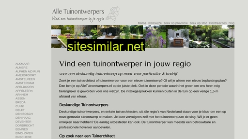 alletuinontwerpers.nl alternative sites