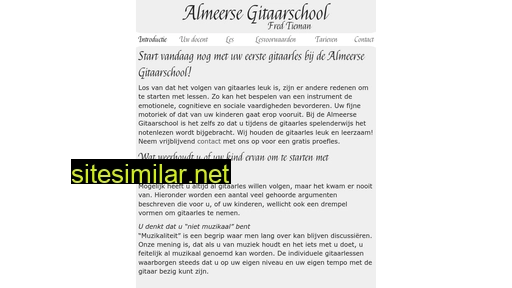 almeersegitaarschool.nl alternative sites