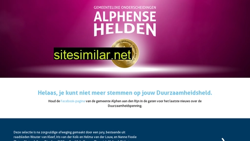 alphensehelden.nl alternative sites