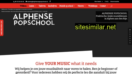 alphensepopschool.nl alternative sites