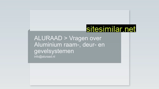aluraad.nl alternative sites