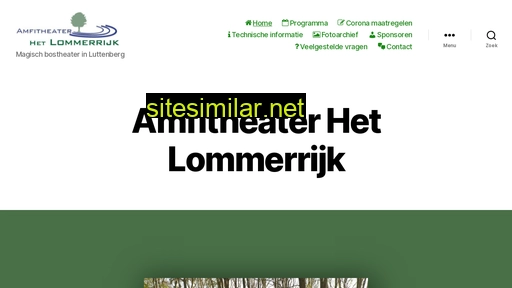 amfitheaterhetlommerrijk.nl alternative sites