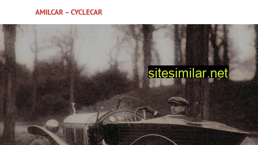 Amilcar-cyclecar similar sites