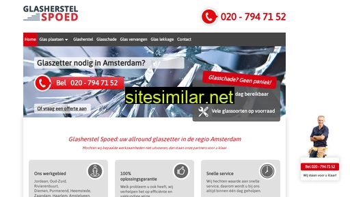 amsterdam-glaszetter.nl alternative sites