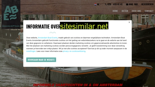 amsterdamboatevents.nl alternative sites