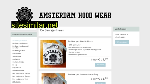 amsterdamhoodwear.nl alternative sites