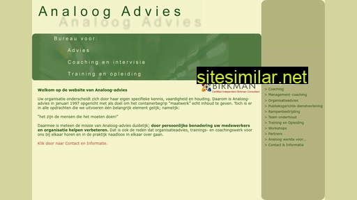 analoog-advies.nl alternative sites