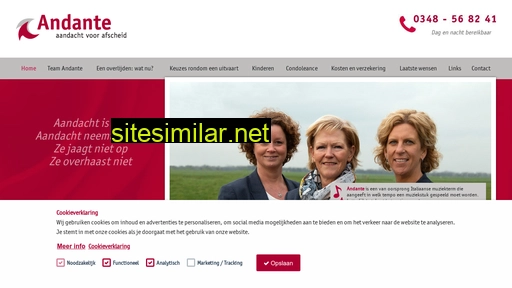 andanteuitvaart.nl alternative sites