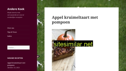 anderekoekrecepten.nl alternative sites