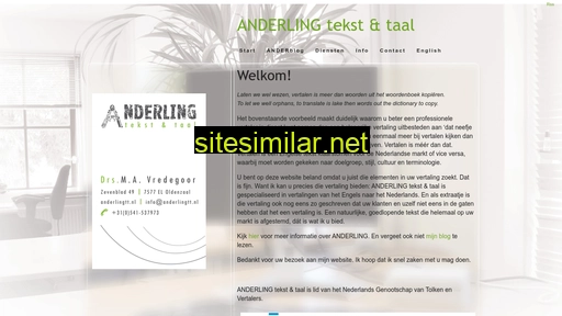 anderlingtt.nl alternative sites