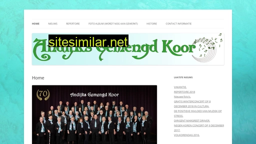 andijksgemengdkoor.nl alternative sites