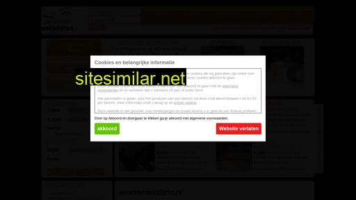 anoniemseksdaten.nl alternative sites