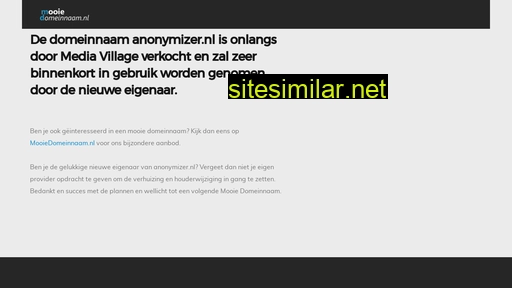 anonymizer.nl alternative sites