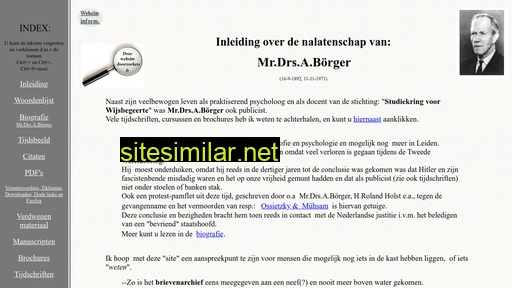 antonieborger.nl alternative sites