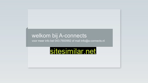 a-connects.nl alternative sites